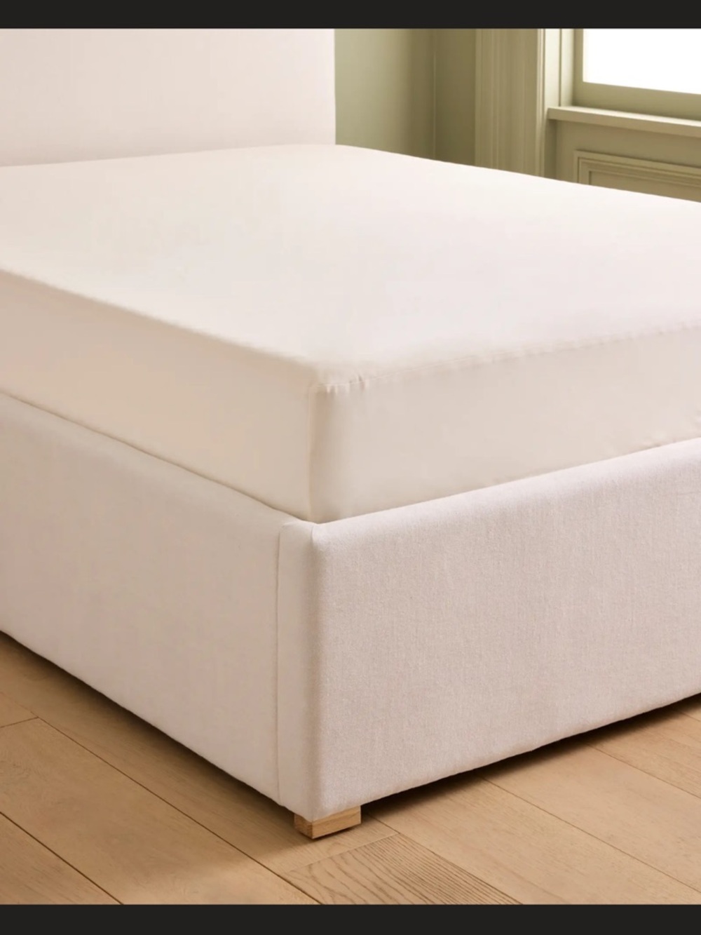 Quince Organic Cotton Waterproof Mattress Protector